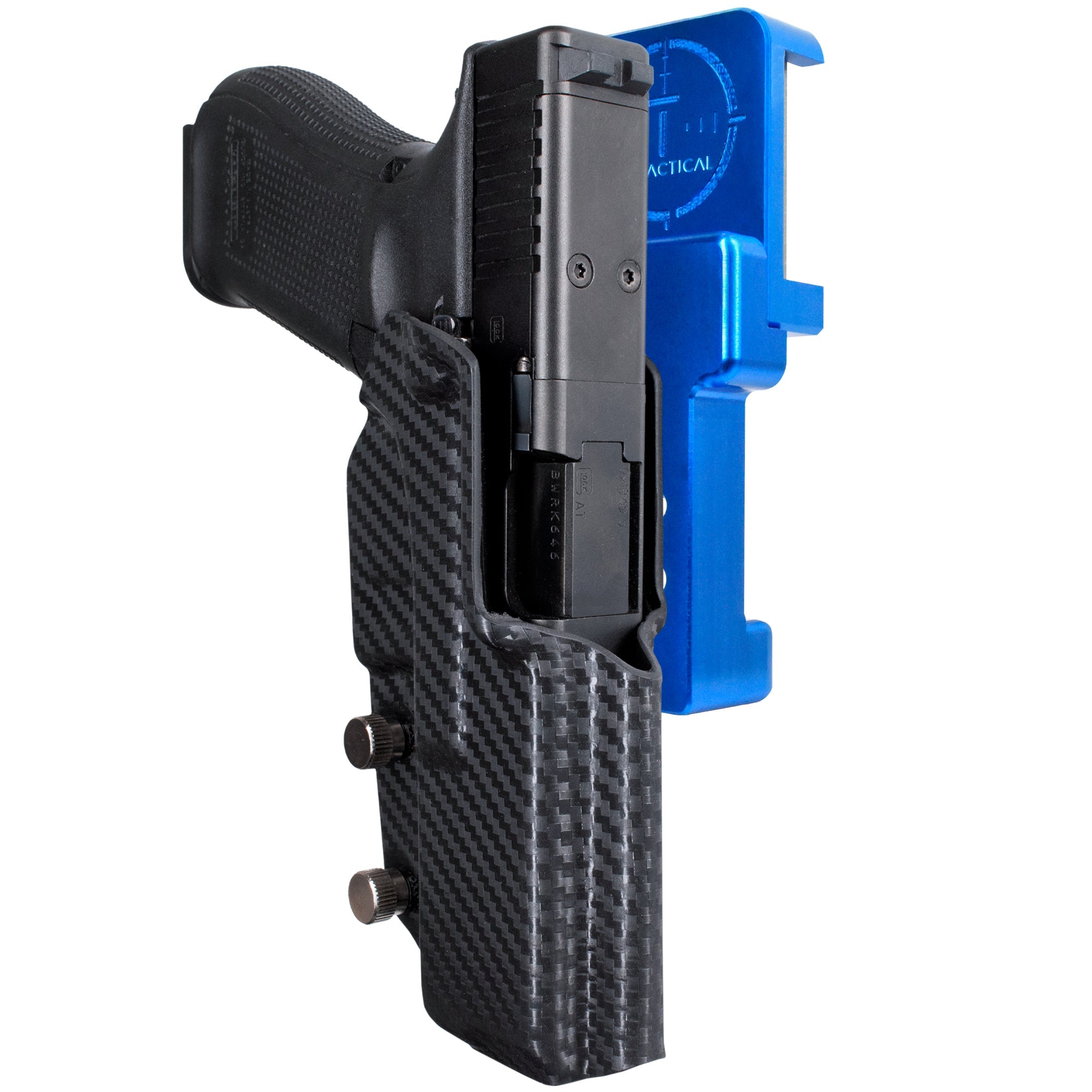 Alloy Competition Holster Blue / Carbon Fiber