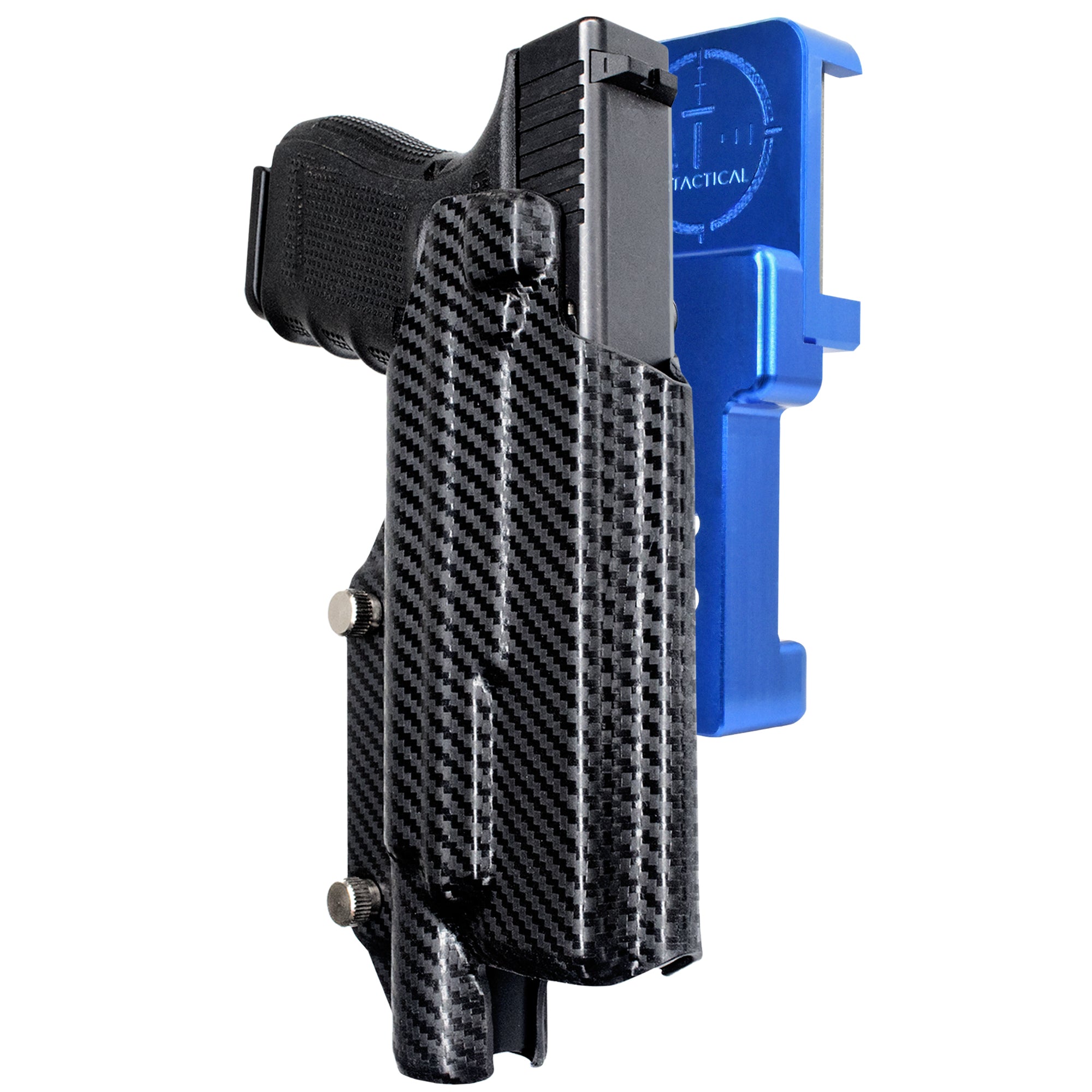 Alloy Competition Holster Blue / Carbon Fiber