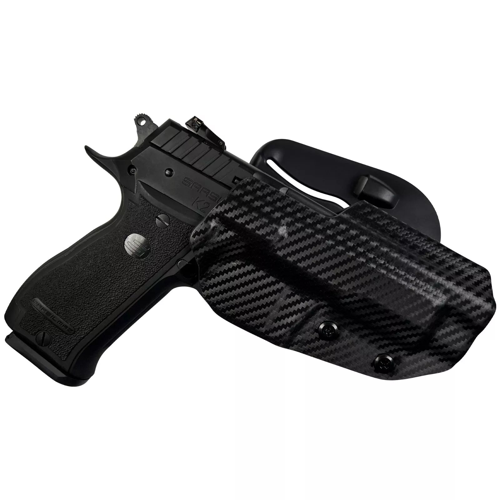 OWB Paddle Holster for Sarsilmaz K2-45C Maxtor Tactical Carbon Fiber 2