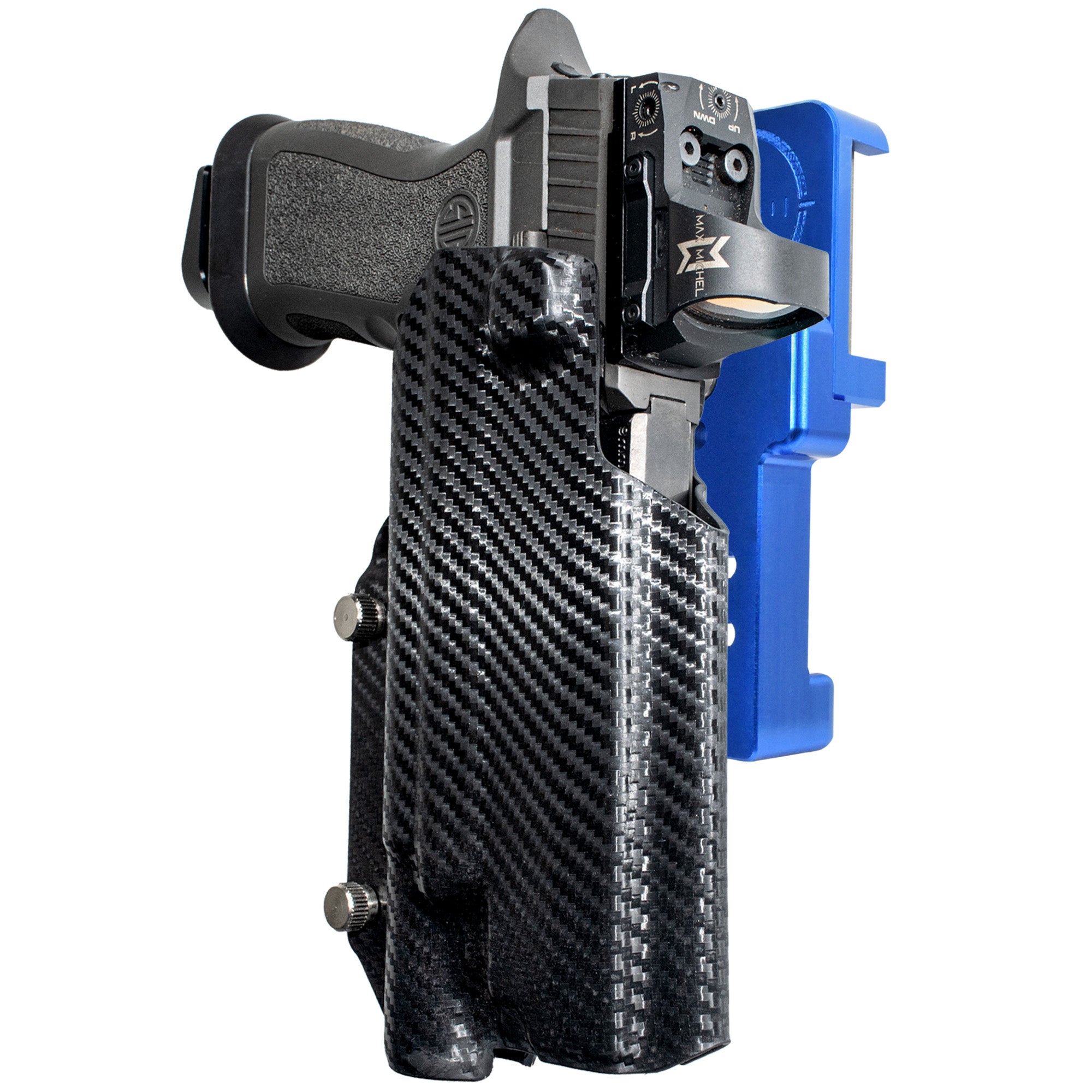 Alloy Competition Holster Blue / Carbon Fiber