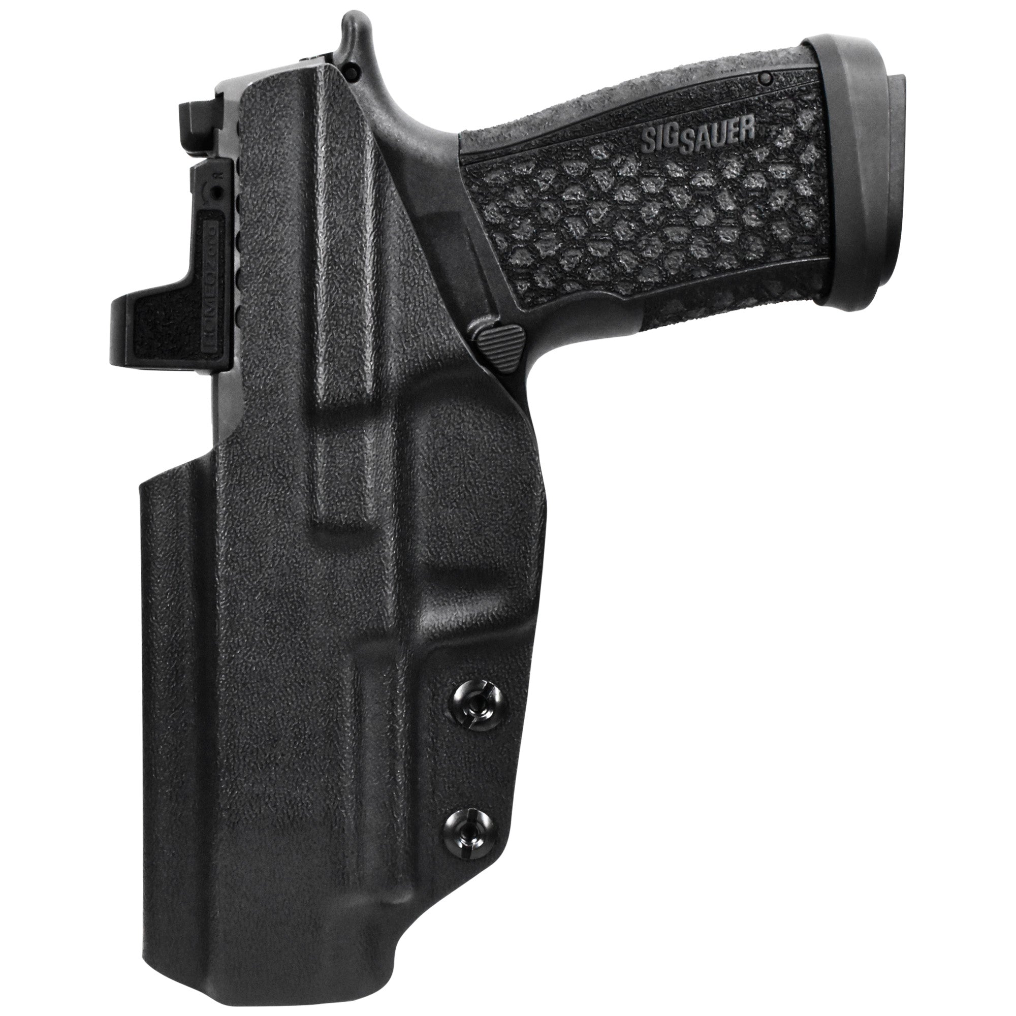 Sig P365 Fuse Holster - IWB High Sweat Shield in Black - Rear