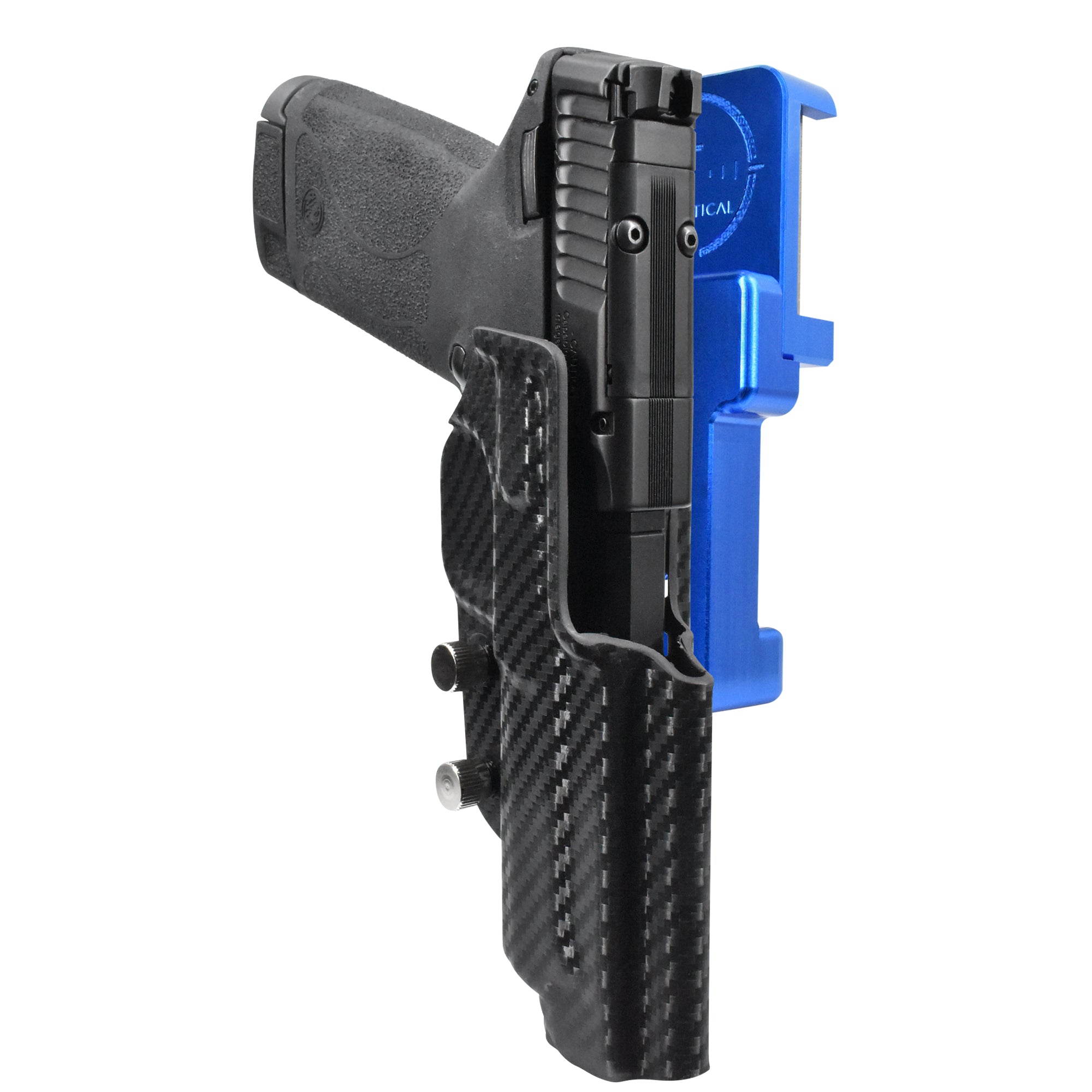 Alloy Competition Holster Blue / Carbon Fiber