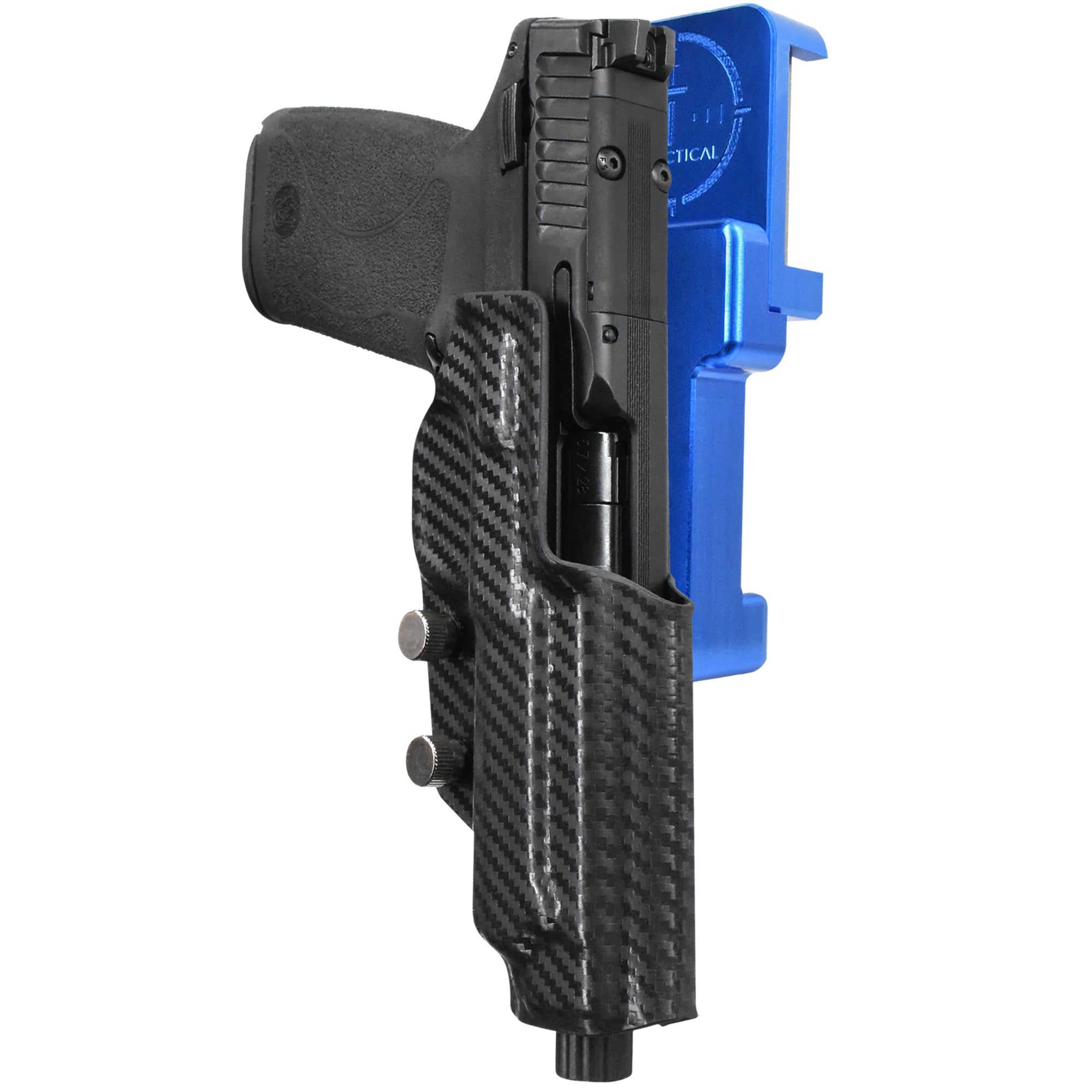 Alloy Competition Holster Blue / Carbon Fiber