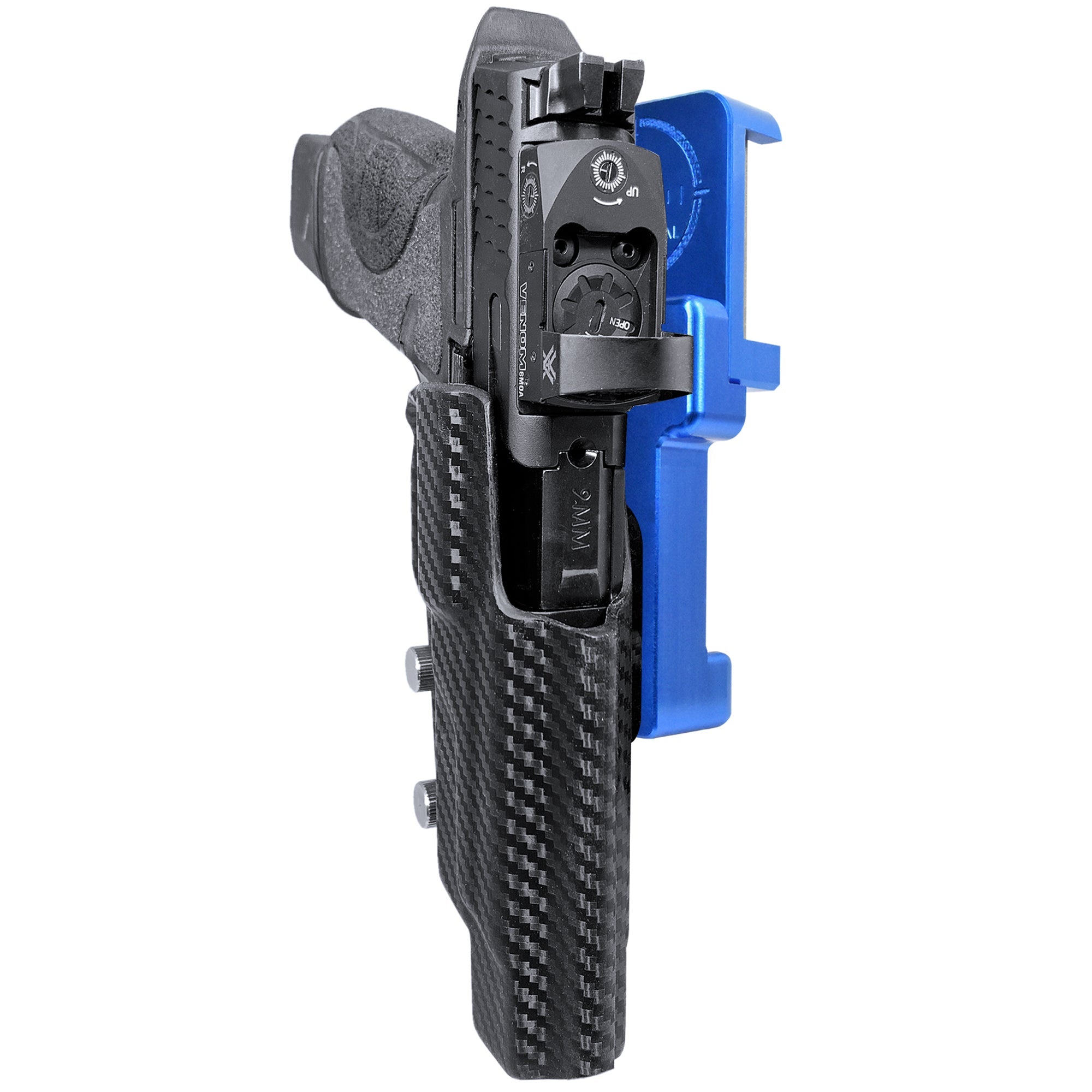 Alloy Competition Holster Blue / Carbon Fiber