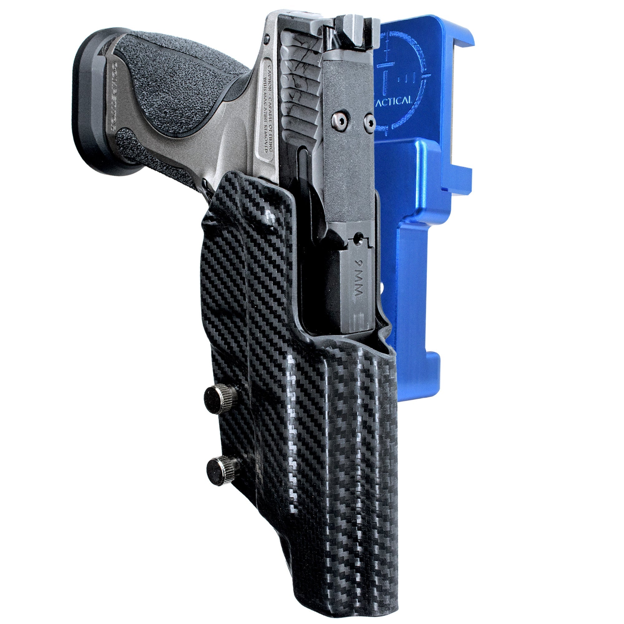 Alloy Competition Holster Blue / Carbon Fiber