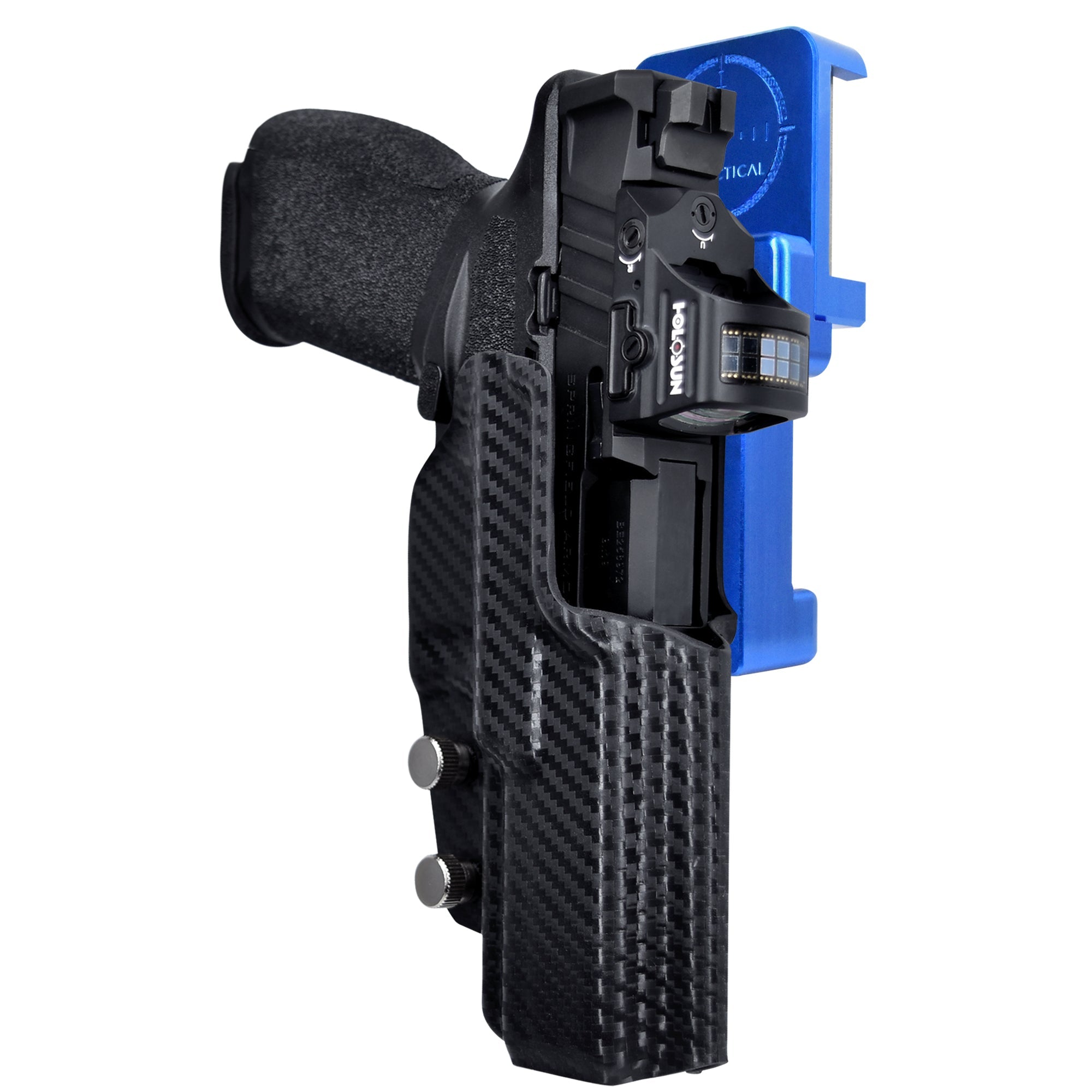 Alloy Competition Holster Blue / Carbon Fiber