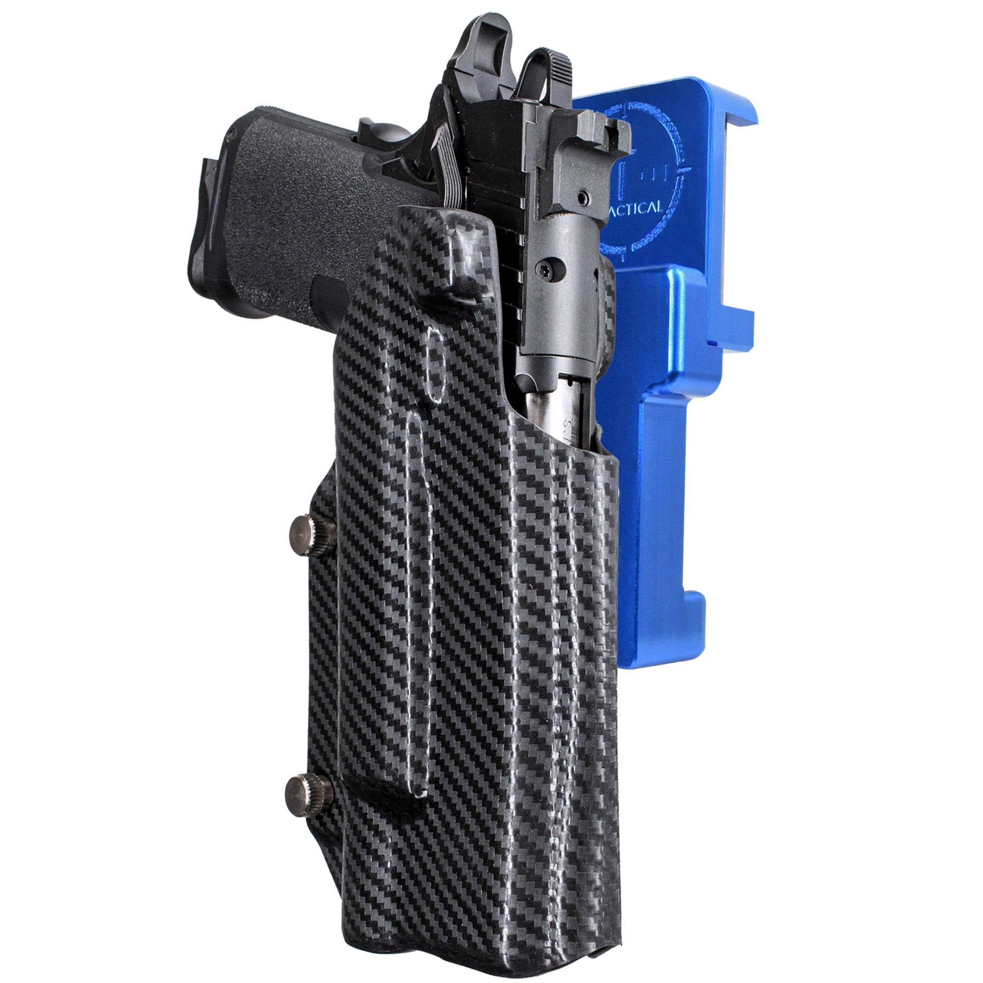 Alloy Competition Holster Blue / Carbon Fiber