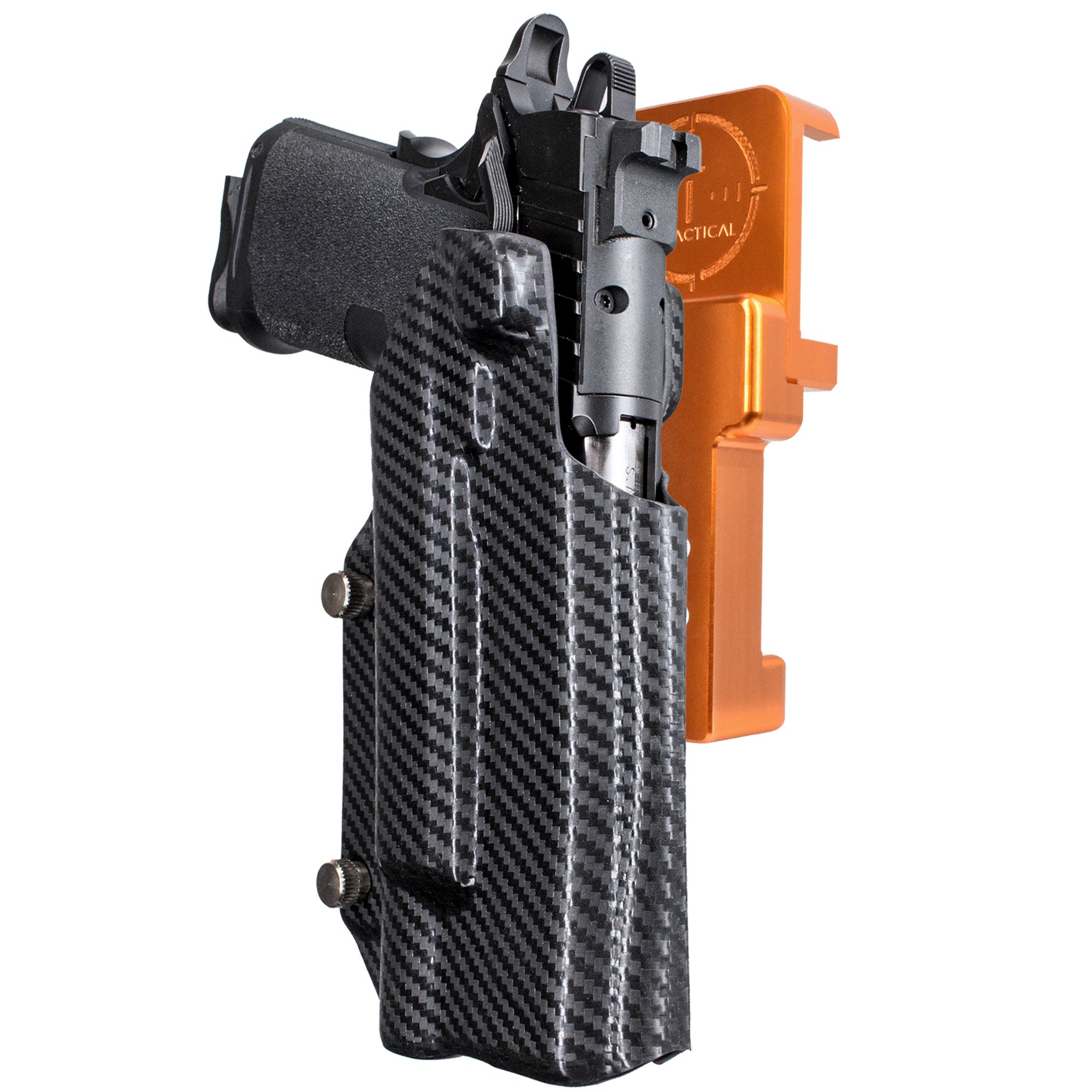 Alloy Competition Holster Orange / Carbon Fiber