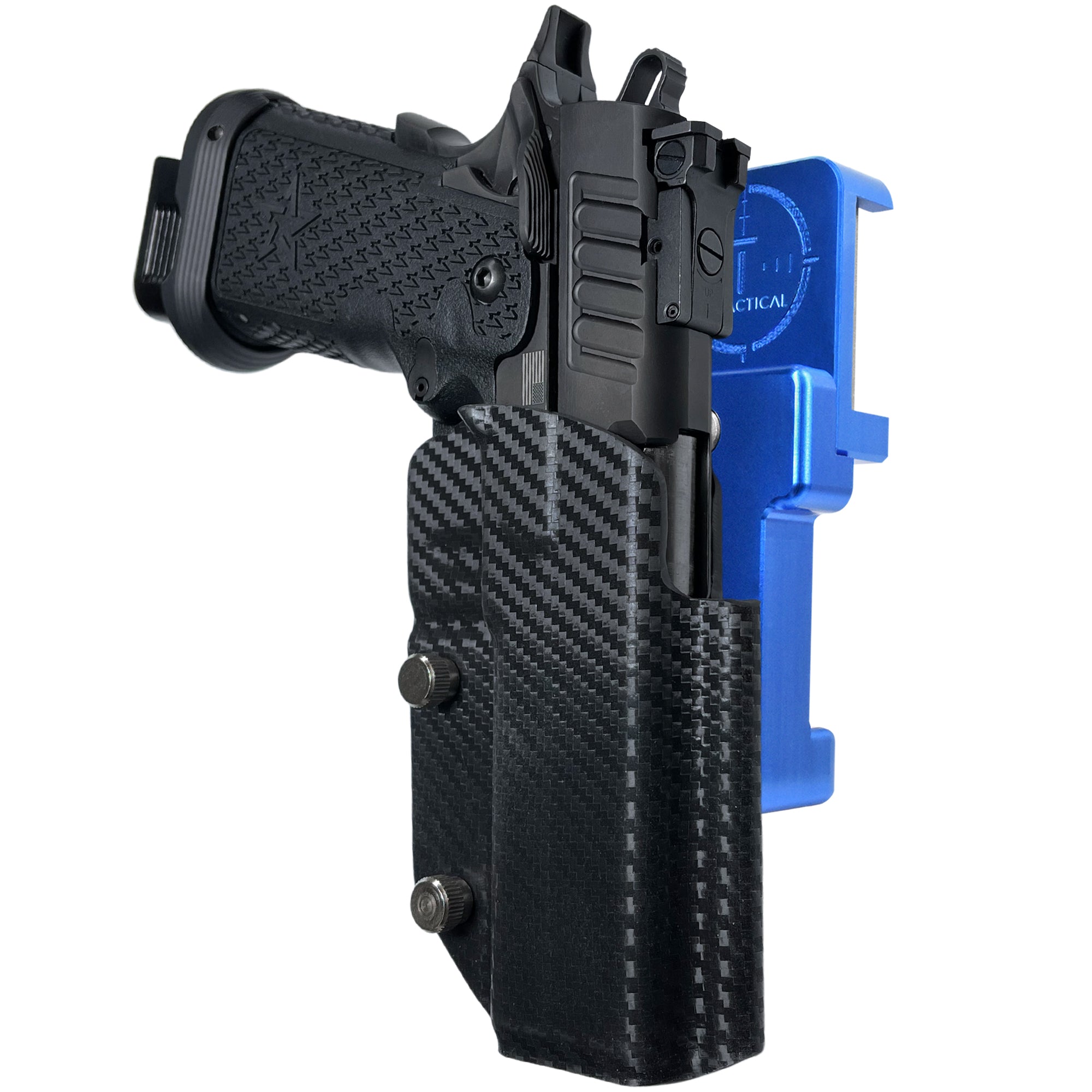 Alloy Competition Holster Blue / Carbon Fiber