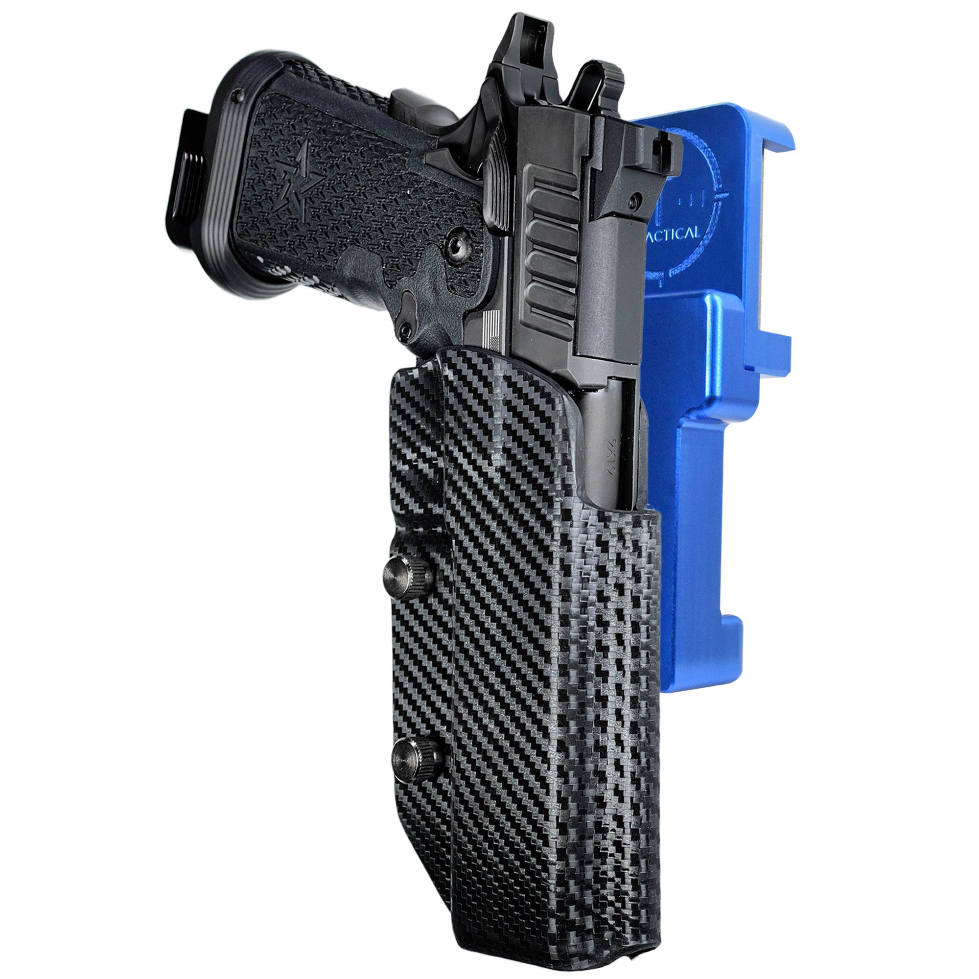 Alloy Competition Holster Blue / Carbon Fiber