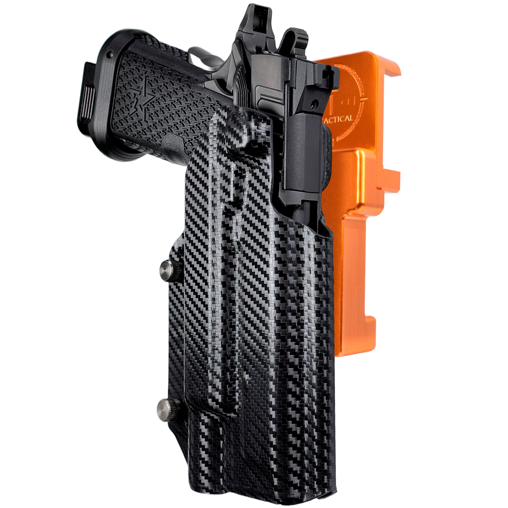 Alloy Competition Holster Orange / Carbon Fiber