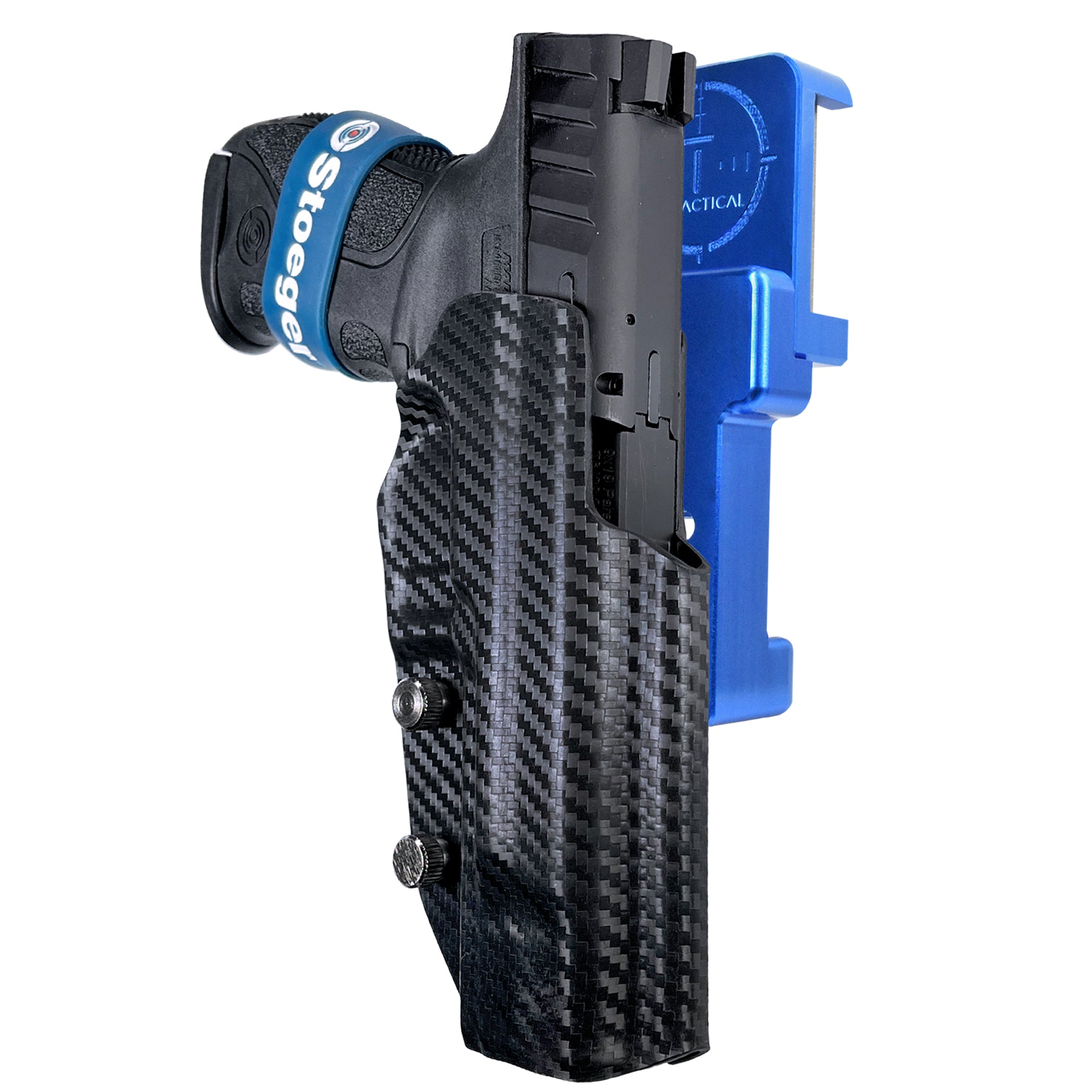 Alloy Competition Holster Blue / Carbon Fiber