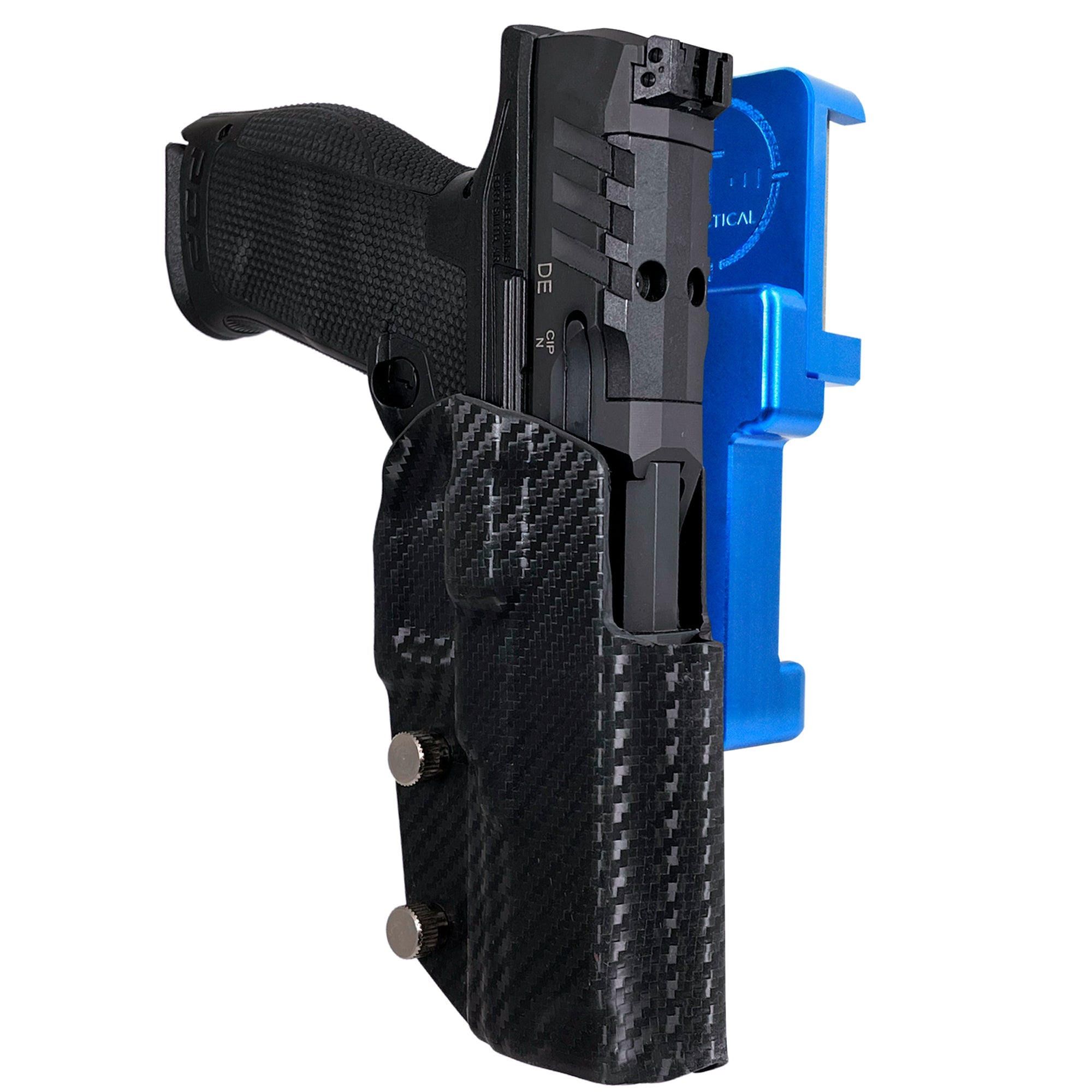 Alloy Competition Holster Blue / Carbon Fiber