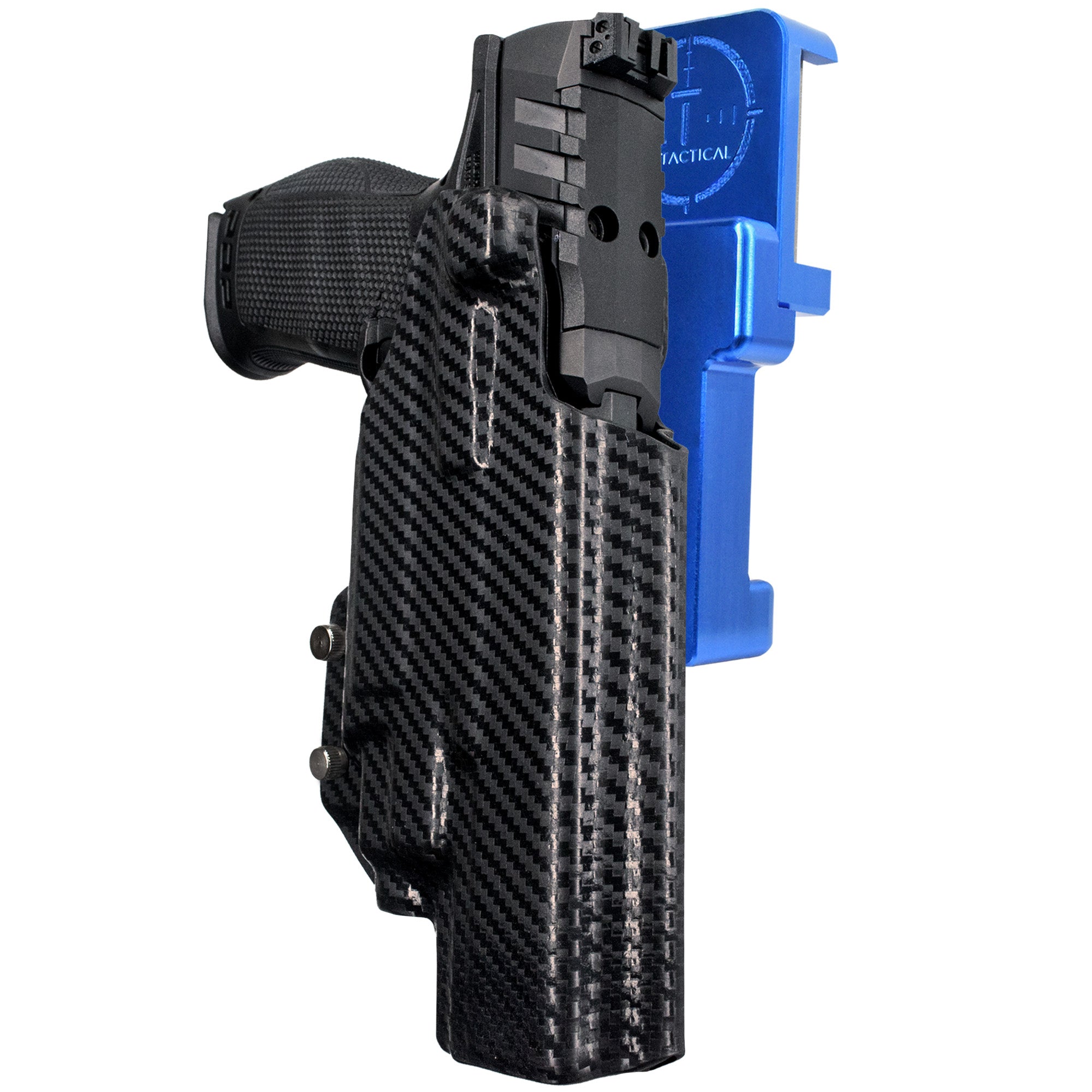 Alloy Competition Holster Blue / Carbon Fiber