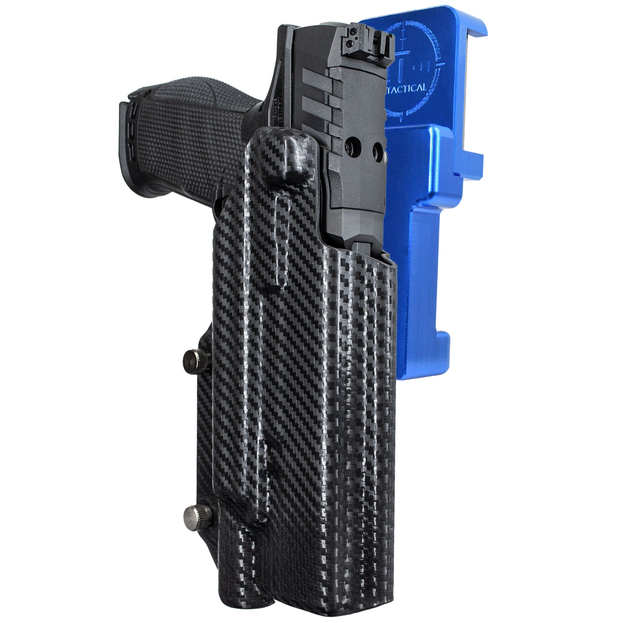 Alloy Competition Holster Blue / Carbon Fiber