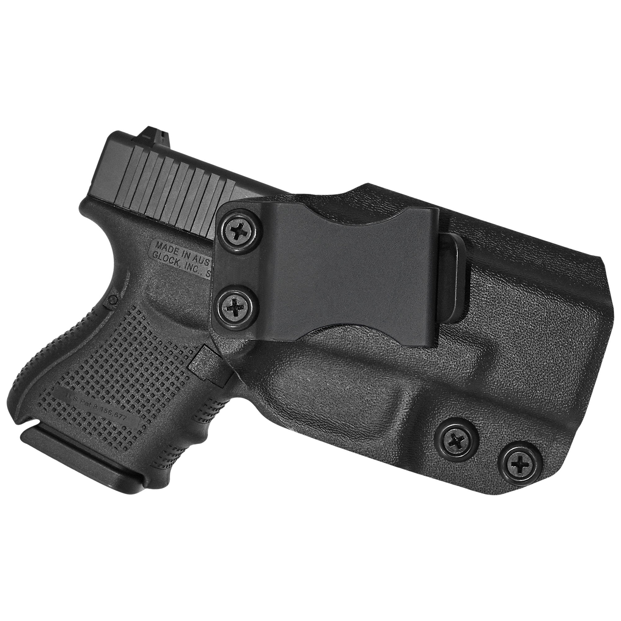 GLOCK 26, 27, 33 Holster - IWB High Sweat Shield