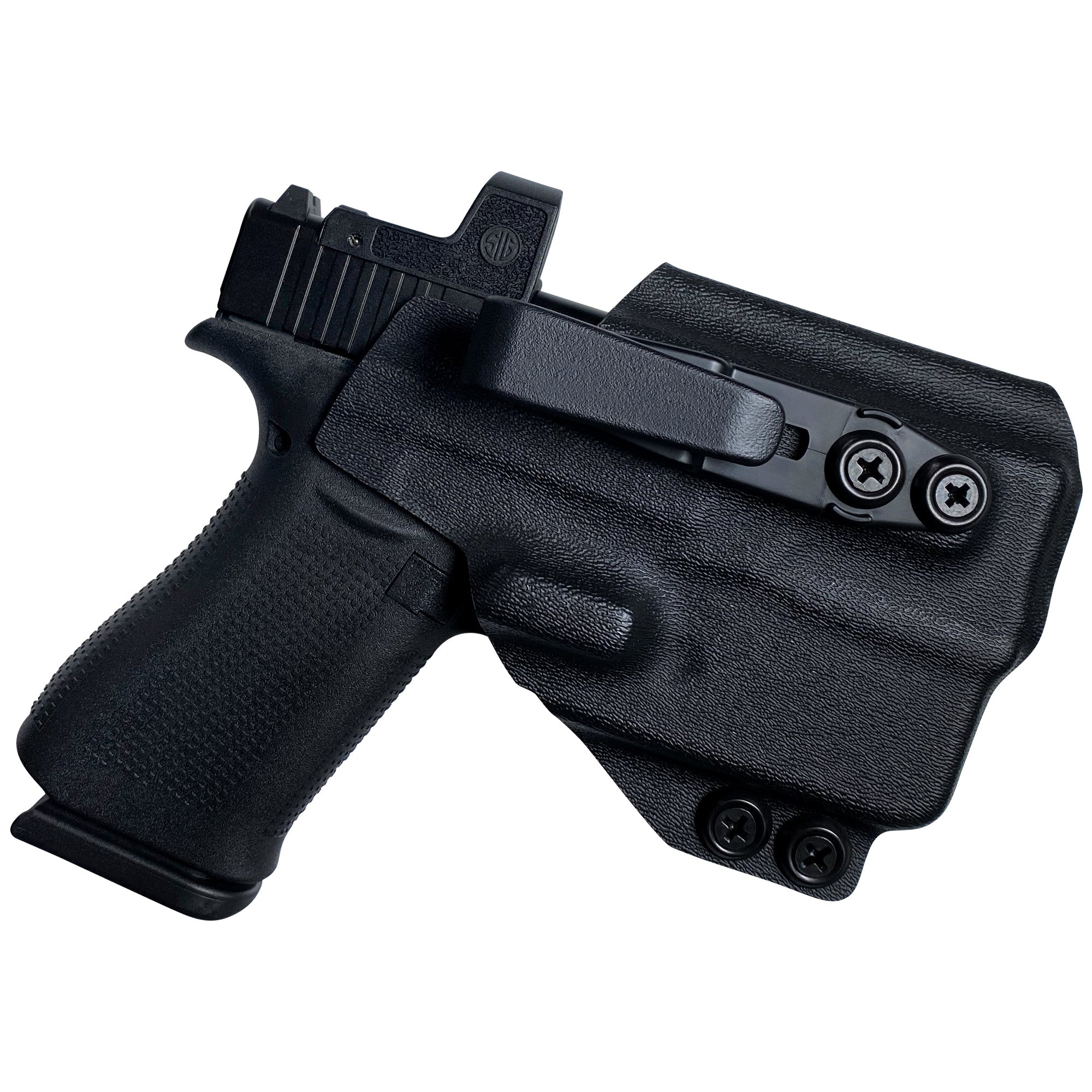 Glock 43X MOS W/ TLR-6 Holster - IWB Claw Tuckable